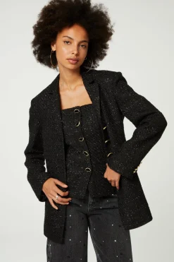 Fabienne Chapot Cher Tweed Blazer><noscript><img width=