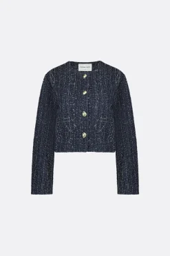 Fabienne Chapot Davis Denim Blazer><noscript><img width=