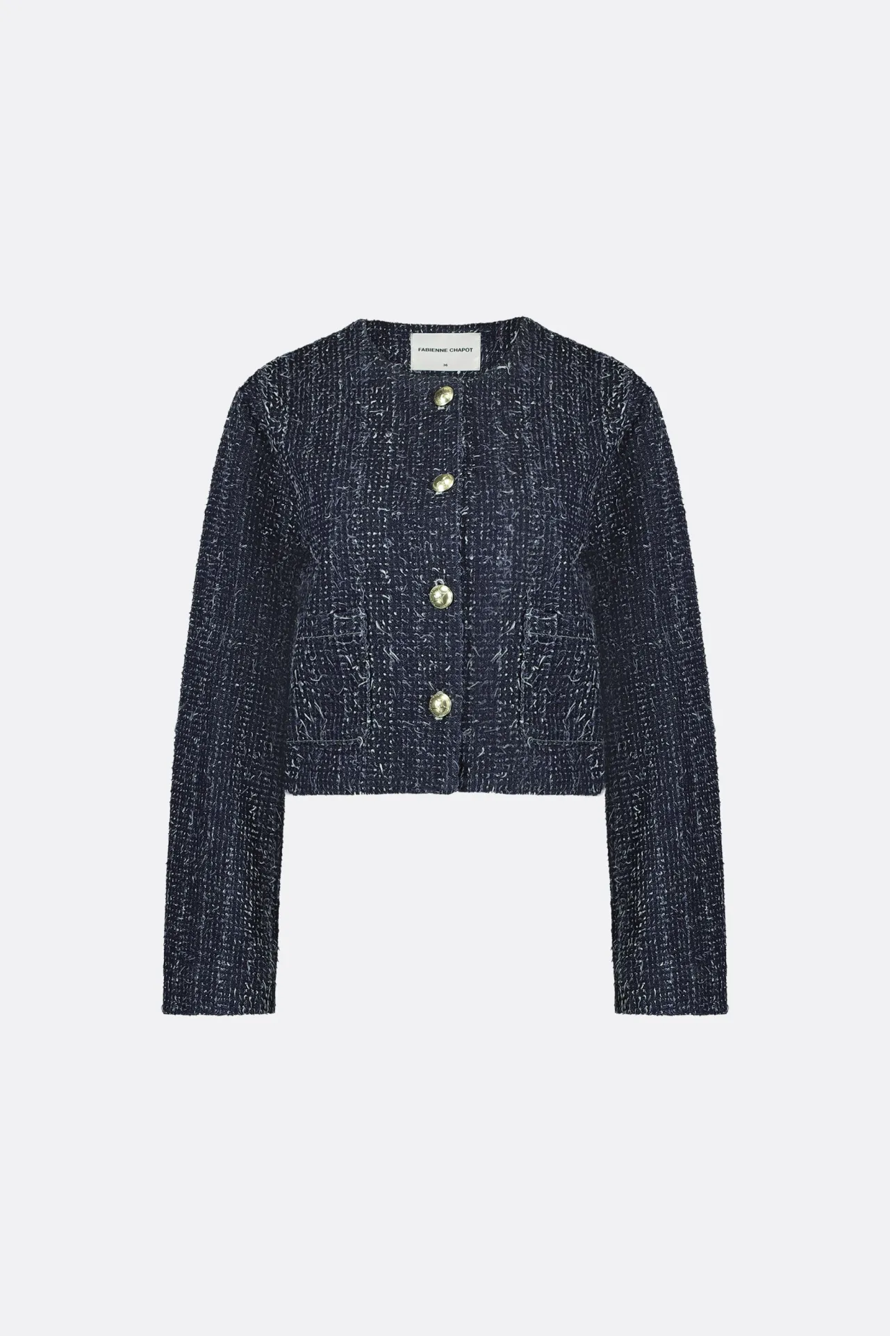 Fabienne Chapot Davis Denim Blazer> Jacks & Blazers|More Responsible Styles