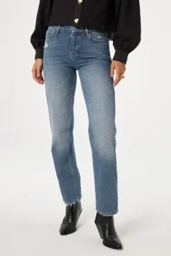 Fabienne Chapot Marie Straight Low-rise Jeans> Denim