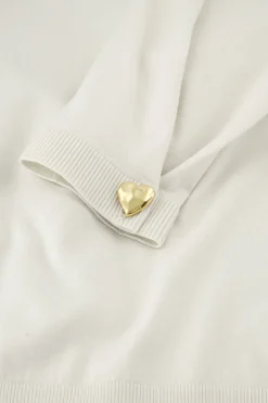 Fabienne Chapot Molly Button Short Sleeve Pullover><noscript><img width=