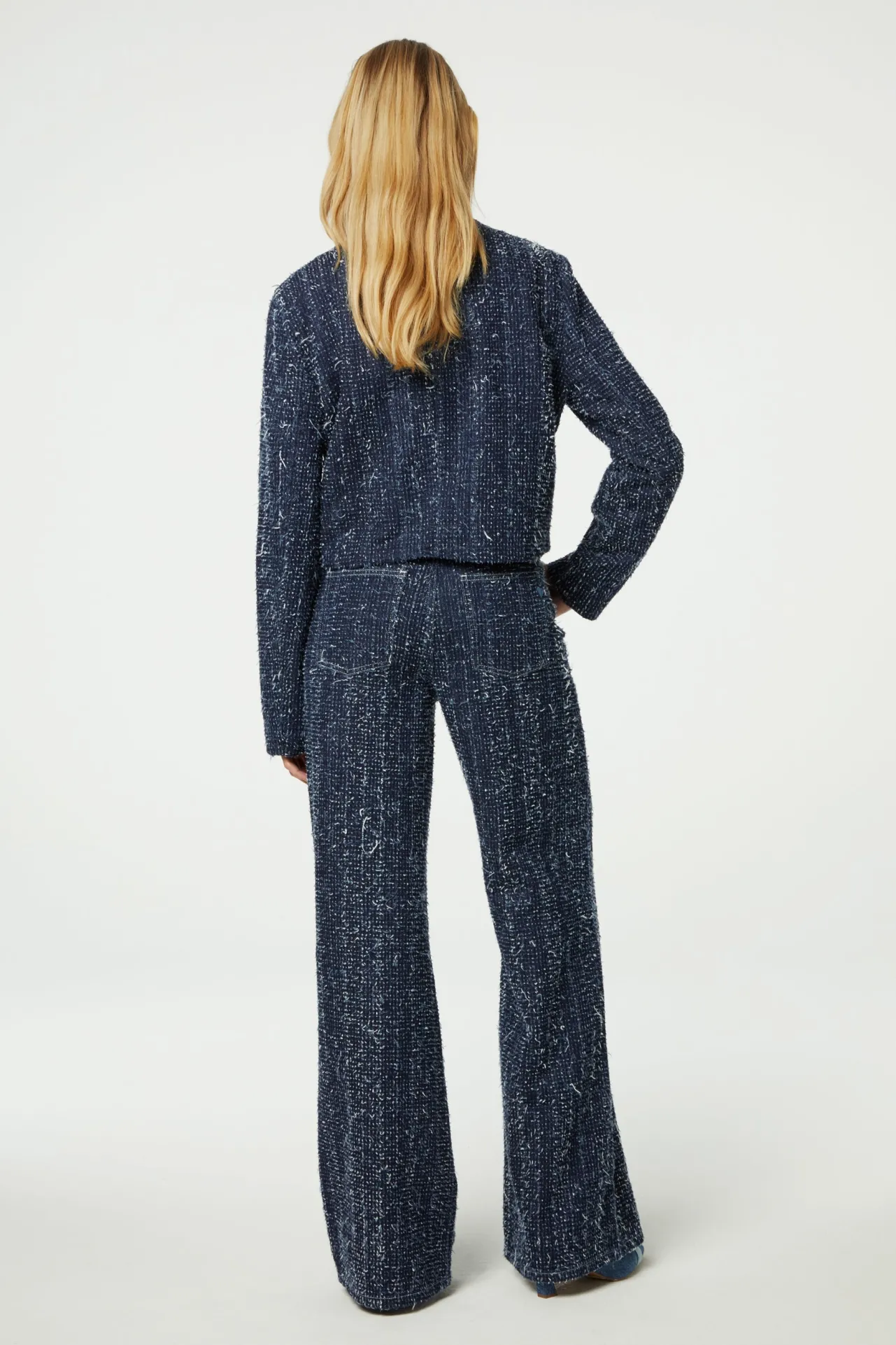 Fabienne Chapot Thea Wide Leg Tweed Jeans> More Responsible Styles|Denim